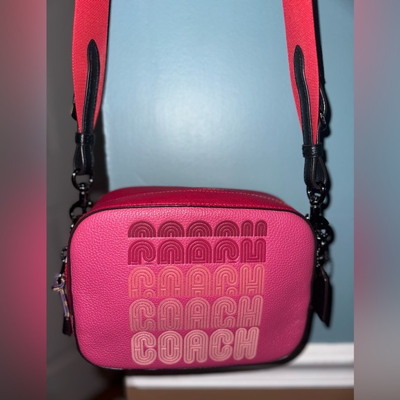 Coach Handbags - Coach Camera Bag with Coach Print/ Colorblock